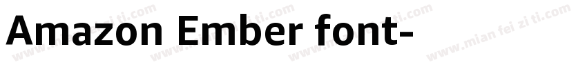 Amazon Ember font字体转换